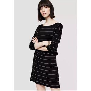 Lou & Grey Striped Signaturesoft Blouson Dress